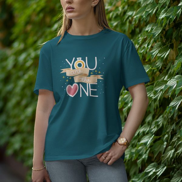 You Are The One - Half Sleeve T-Shirt for Women