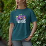 Girl Night - Half Sleeve T-Shirt for Women