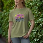 Girl Night - Half Sleeve T-Shirt for Women