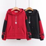 Red Color High Quality Premium Stylish Cotton Hoodie For Women