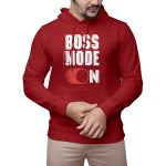 Premium Quality Stylish Cotton Hoodie For Men Boos Mood On