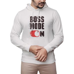 Premium Quality Stylish Cotton Hoodie For Men Boos Mood On