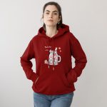 Premium Quality Stylish Cotton Hoodie For Women Bubble Milk