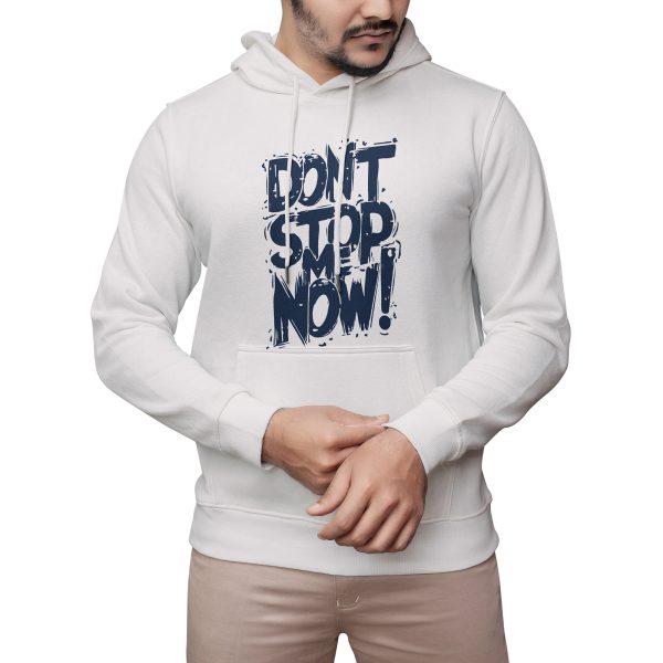 Premium Quality Stylish Cotton Hoodie For Men Don't Stop Me Now