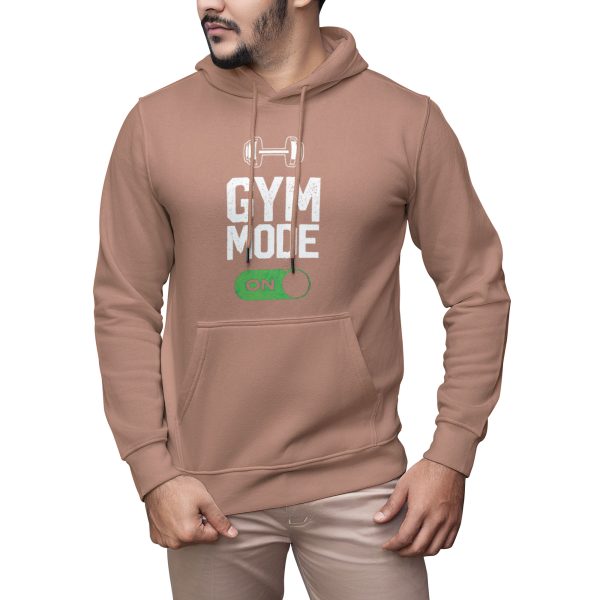 Premium Quality Stylish Cotton Hoodie For Men Gym Mode On