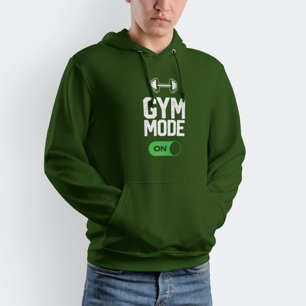 Premium Quality Stylish Cotton Hoodie For Men Gym Mode On