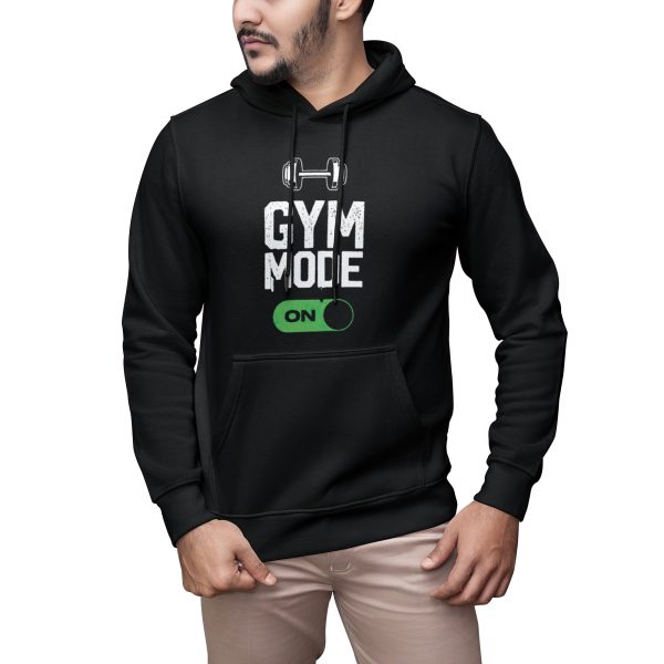 Premium Quality Stylish Cotton Hoodie For Men Gym Mode On